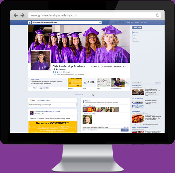 facebook_monitor Girls Leadership Academy of Arizona