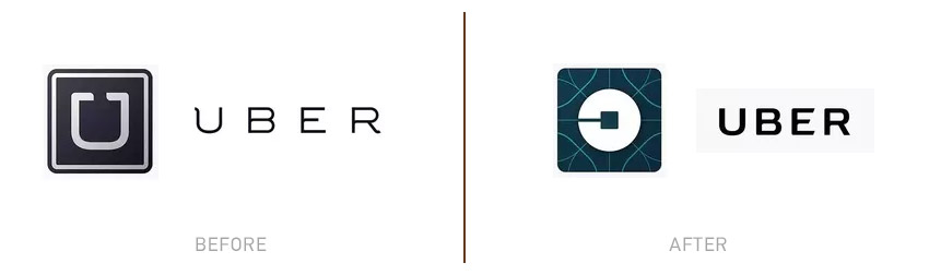 Logo Evolution uber uber Logo Evolution