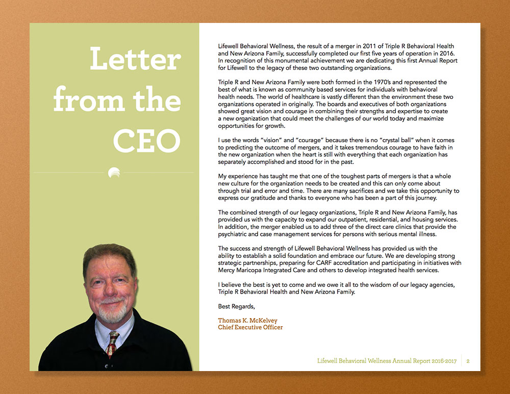 Lifewell Behavioral Health: Annual Report 2016-17 LifeWell_AR_2 LifeWell_AR_2 Lifewell Behavioral Health: Annual Report 2016-17