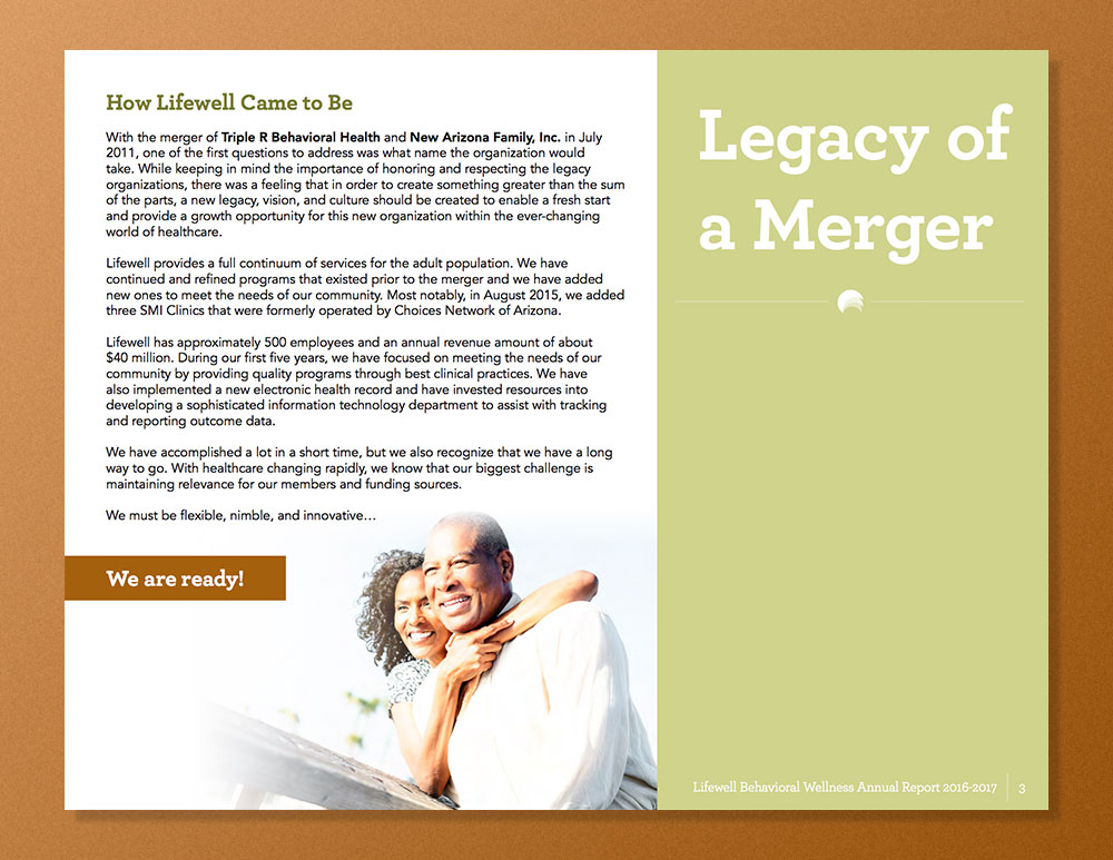 Lifewell Behavioral Health: Annual Report 2016-17 LifeWell_AR_3 LifeWell_AR_3 Lifewell Behavioral Health: Annual Report 2016-17