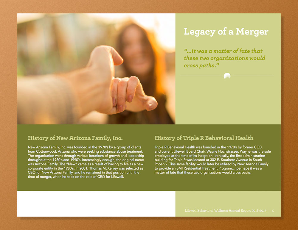 Lifewell Behavioral Health: Annual Report 2016-17 LifeWell_AR_4 LifeWell_AR_4 Lifewell Behavioral Health: Annual Report 2016-17