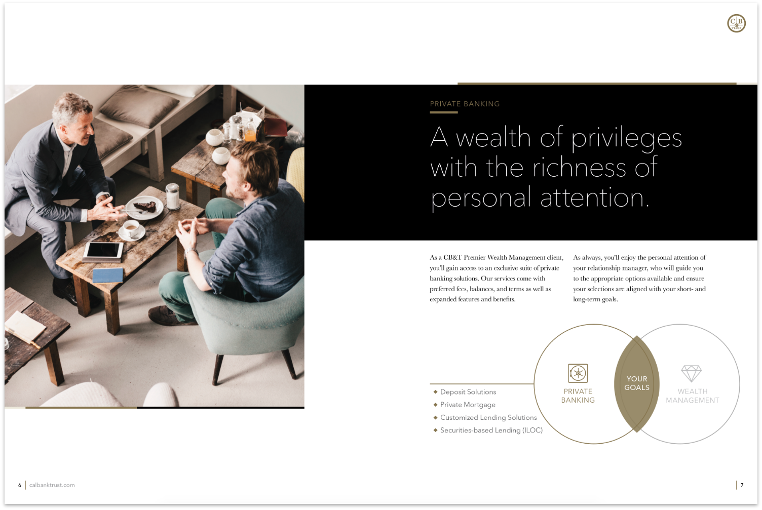 Brochure-Spread California Bank & Trust